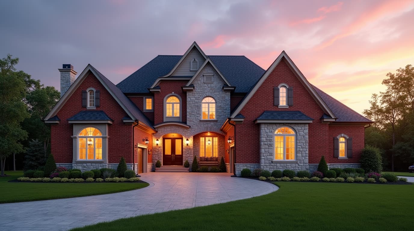 Luxury suburban home